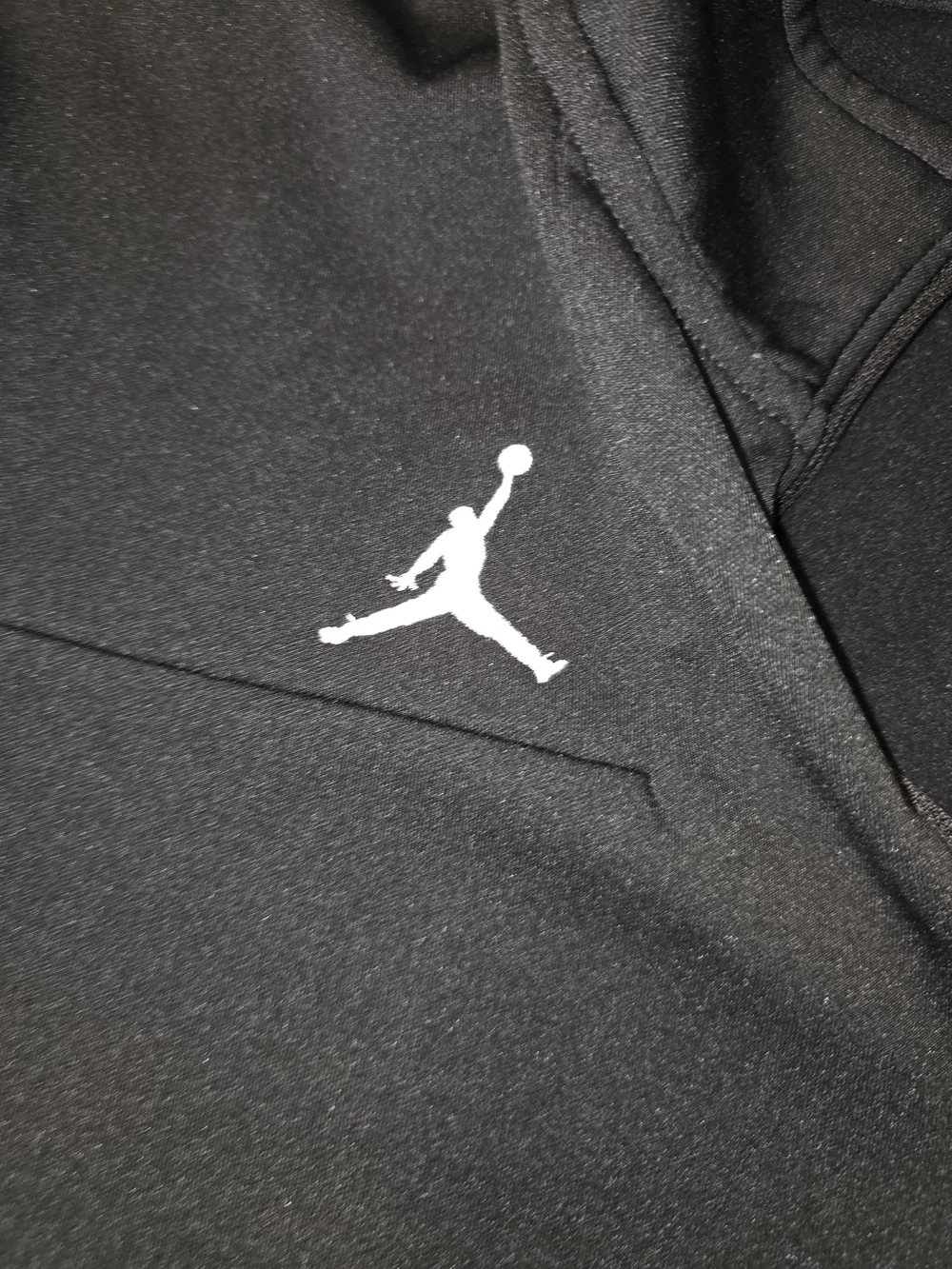 Jordan Black UH Embroidered Quarter-Zip Pullover